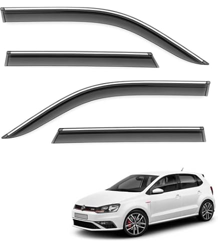 COSMOGEAR Car Compatible Wind Deflectors Rain Guard Door Visor for