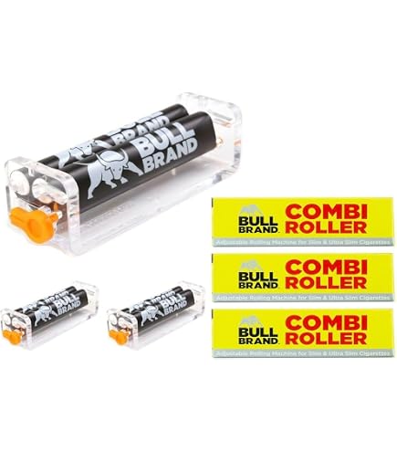 cigarette rolling machine poundland Bull Brand 10 X QUALITY COMBI MOULDED PLASTIC CIGARETTE ROLLING MACHINE :  Amazon.ae: Health