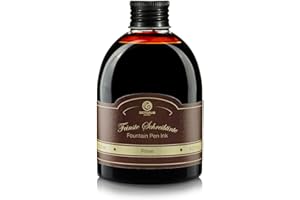 OCTOPUS Atrament do pióra wiecznego w praktycznej butelce do wielokrotnego napełniania, atrament do kaligrafii w kolorze sosnowym, 250 ml