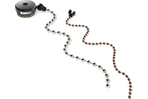 Pack de cymbales Evans - Pack de deux chaînes Sizzler - Comprend une cymbale Sizzler, une rondelle en feutre - Son de cymbale sans trous ni rivets