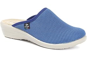 FLY FLOT Pavers Ladies Wide Fit Clogs