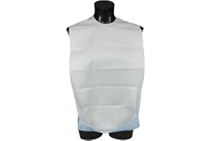 ABENA-Bavaglia per adulti e bavaglini usa e getta, con buste, confezione da 100