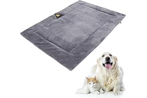 bangminda Colchonetas para Camas para Perros Manta Térmica para Gatos Perros Manta Lavables Manta Cálida Autocalentable para Perros Gatos Exterior Cojín de Calor (XL, 110 * 70cm)
