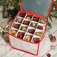 CHRISTMAS TREE 64 BAUBLE DECORATIONS STORAGE BOX BRAND NEW by TJM