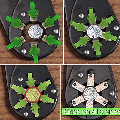 Logger Head Tools BW8-01R-01 Bionic Wrench 8 Inch Adjustable Wrench CustomerPackageType: Standard Packaging Style: Retail Packaging - 3