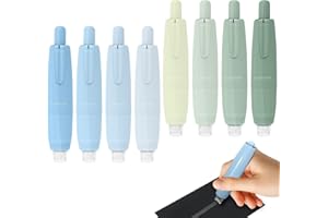 HEUIOP 8 Pcs Double Sided Tape Pen, Adhesive Press Glue Tape Pen, Crafting Glue Stick Pens, Correction Tapes Type Double Sided Pens for School, Home, Office, Crafting Projects