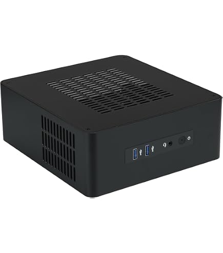 Mini Htpc Box Pc Case Atx Mini-ITX HTPC Computer Case, Aluminum Mini HTPC Desktop ...