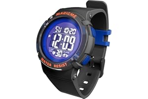 Bigmeda Reloj Digital para Niños Multifunción Resistente al Agua Reloj Digital con Alarma LED para Niños y Nina de 6 a 15 Años para Deportes al Aire Libre