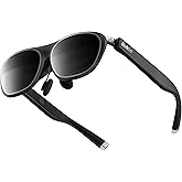 Rokid Max 2 AR Glasses Black, 215" Micro-OLED Display, 50&deg; FOV, 600 Nit Brightness, Smartphone, Steam Deck, ROG and More