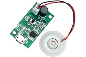 WAITLOVER USB Mini Humidifier DIY Kits Mist Maker and Driver Board Atomizer Mini Fogger Oscillating Sheet Circuit Film U2B3 Atomization