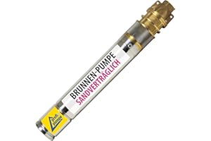 AMUR Borehole Pump Sand-Resistant Deep Well Pump for Sandy Water 3" Submersible Pump Immersion Pump (Impeller Pump 750-8)