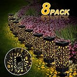 solar gartenleuchte bewegungsmelder 100% Zufriedenheitsgarantie - Wenn Sie irgendwelche Probleme mit unserem Solar Gartenleuchte haben, wenden Sie sich bitte an uns, wir bieten Ersatz oder 100% Geld-zurück-Garantie. Kauf ohne Risiko. [Paket enthalten]:8 Stück warmweiß solarleuchten für außen