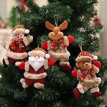 Amhomely Christmas Decorations Sale 4pcs Christmas Ornaments Gift