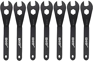 KMRDND Juego de llaves cónicas para bicicleta, (13, 14, 15, 16, 17, 18, 19 mm) para bicicleta