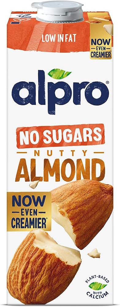 Alpro Şekersiz Badem Bitki Bazlı İçecek 1000 ml