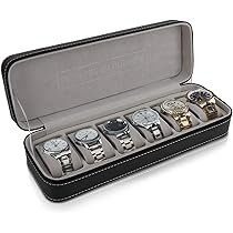 Vassoio Espositore Per Orologi In Velluto Grigio - Organizzatore Per 9 Orologi O Bracciali, Design A Scala, Elegante - Foto 2