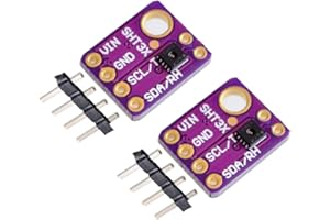 ‎TECNOIOT TECNOIOT 2pcs sht31 Temperatura de tuberías & sht31-d Humidity Sensor módulos Breakout Weather