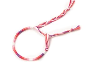 Générique Bracelet Enfant Brésilien en Coton Tressé | Bracelet à Voeux d'Amitié | Artisanal, Porte-Bonheur, Ajustable | Style Bohème pour Yoga, Plage, Festival, Voyage et Spiritualité