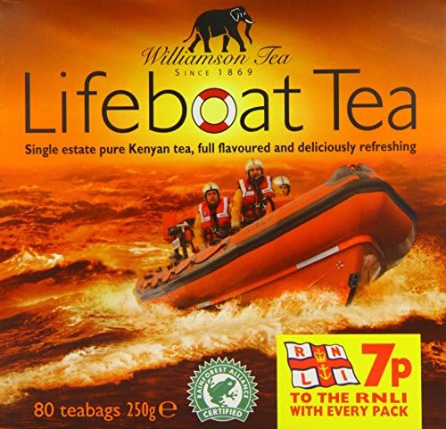 Williamson Lifeboat Kenyan Tea - Luxury Tea Bags - 260g - 80 - Individual Tea Bags