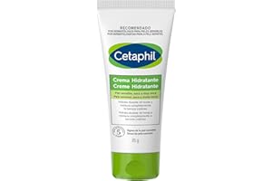 CETAPHIL Crema Hidratante Corporal y Facial, para pieles secas y sensibles, hidrata hasta 48 horas, 85G