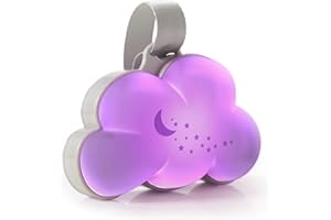Purflo Dream Cloud Musical Lullaby Night Light | Colour Changing Baby Night Light and Sound Machine | Portable & Battery-Operated | One of Your Baby Essentials