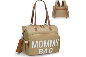 Pripher Wickeltasche Tote, Mommy Bag für Krankenhaus, Wickeltasche Rucksack, Große Kapazität Krankenhaustaschen für Arbeit und Lieferung