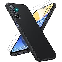 Qasyfanc Hybrid Coque Copatible Avec Google Pixel 7a Et 2 Pièces Verre