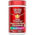 Seven Seas Simply Timeless Omega-3 Fish Oil Plus Cod Liver Oil, 120 Softgels