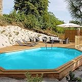 Sunbay - Piscine Bois Safran 6,37 M X 4,12 M X H. 1,33 M