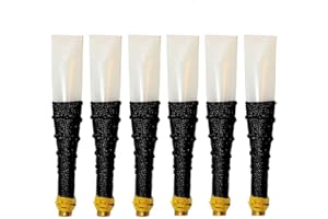 AJW Bagpipes Synthetic Plastic Chanter Reeds Set Of 6 Pcs Black/practice Chanter Reeds