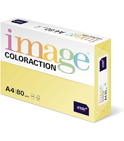 CONFEZIONE 100 FOGLI 90 GRAMMI FORMATO A4 GIALLO CAMOSCIO