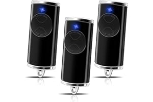 WOWFAST 3 Stück Hörmann Garagentor Fernbedienung Ersatz, Hörmann Garagentoröffner Handsender HSE2-868-BS HSE4-868-BS, 2 Tasten Mini Handsender für 868,3 MHz BS Modelle