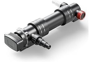 SunSun CUV-636 Teichklärer 7000 l/h / 36 W UVC, Vorklärgerät für Teichfilter & Teichpumpe, Wasserklärer mit UV-Lampe, Lichtfilter zur Algenbekämpfung
