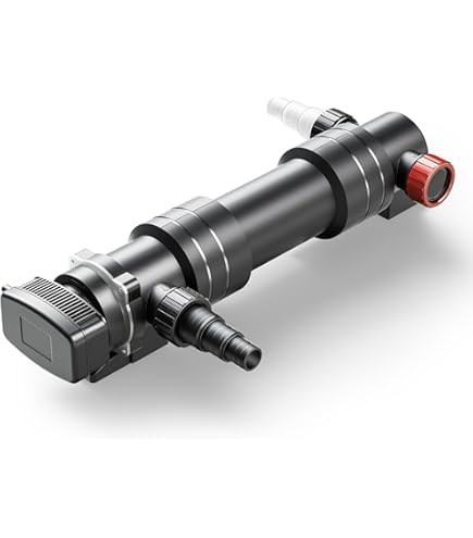 Blue Lagoon Tech UV-C 130 watt amalgam, inclusief flow-switch, wordt niet beïnvloed door temperatuurschommelingen, sterkste UV-C-licht, maximale doorstroming 23 m3 per uur