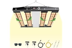 Sonlipo 250W Lampada per Piante,3 Tipi Full Spectrum Luce per Piante con 1220 Sam LEDs Grow Light,Timer Dimmerabile& Luce per Piante,90 * 90CM Lampade per Piante Indoor
