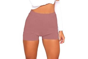 NetSetUK Womens Stretchy Plain Hot Pants Comfortable for Summer Gym Yoga Dance Casual Mini Shorts for Ladies