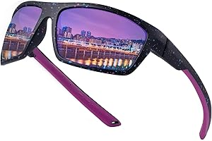 SKYWAY Polarized Sport Sunglasses for Women Men Wrap Around Baseball Softball Cycling Runing Glasses UV400 Protection