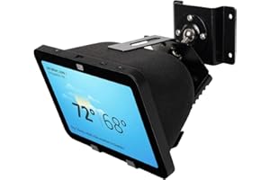 shinar Soporte de Pared de Metal para Sh0w 8 (3ª generación), Giratorio hasta 360°, inclinable -50°/+50°, Accesorio para Sh0w 8 3ª generación con gestión de Cables (Negro)