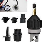 Inflatable Adapter for Air Pump, Sup Adapter Valve Adapter for Canoe with 4 Air Nozzles Air Pump Sup Converter for Kayaks Inf