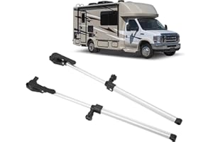 HAPIVIDA 1 Paar Wohnwagen Fenster Heber Strebe 310‑435 mm Teleskop Öffnungs Schließ Aluminiumlegierung Fenster Stützstange für Wohnmobil Anhänger Boot Yacht