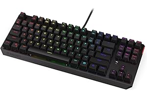 ‎ENDORFY ENDORFY Thock TKL Kailh Red, klawiatura mechaniczna TKL, przełączniki Kailh Red, podświetlenie RGB | EY5A003