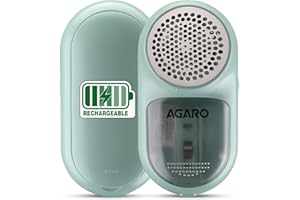 AGARO LR2007 Lint Remover, Fabric Brush, Rechargeable, for Woolen Sweaters, Clothes, Shirts, Jackets, Burr Remover, Pill Remover from Carpets, Curtains.