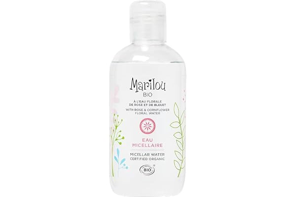 Marilou Bio - Eau Micellaire aux eaux florales bio -Démaquille et apaise - 99% d'ingrédients d'origine naturelle - Tous types de peaux même sensibles - 250 ml