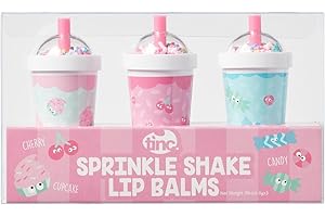 Tinc Baume à Lèvres, Set de 3, Hydratation Intense, Saveur Gourmande, Format Pratique, Couleur Assortie, Soin des Lèvres, Protection Longue Durée, Beauté Naturelle