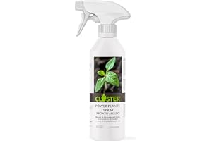 CLOSTER Power Plants Spray Fertilizzante Piante a Base Di Rame e Zolfo - Concime Liquido ad Azione Antimicrobica Contro Funghi Batteri (500 ML)