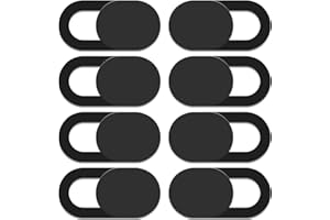 lululeague Webcam Abdeckung, Cover Kamera Laptop, 0.027 Ultra dünne Web Kamera Abdeckung für Computer Laptop, Smartphone, PC, Handyzubehör -Schutz Ihrer Privatsphäre Online (8 Stück)