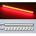 2x Daytime Running Light Fog Lamp 17 cm COB Car LED DRL Daytime Running Light 12 V Red 420LM