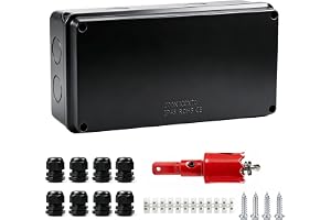 Kopplingsbox vattentät IP65, distributionsbox utomhus vattentät