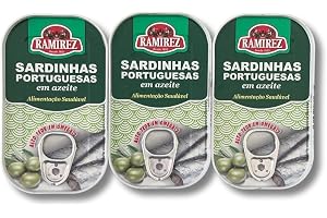 Portugisiska sardiner i olivolja – 3 x 125 g – Ramirez – Portugal