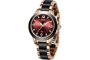 LIGE Montre Dames Mode Quartz Imperméable Montres pour Femmes Acier Inoxydable Bracelet Montre pour Fille